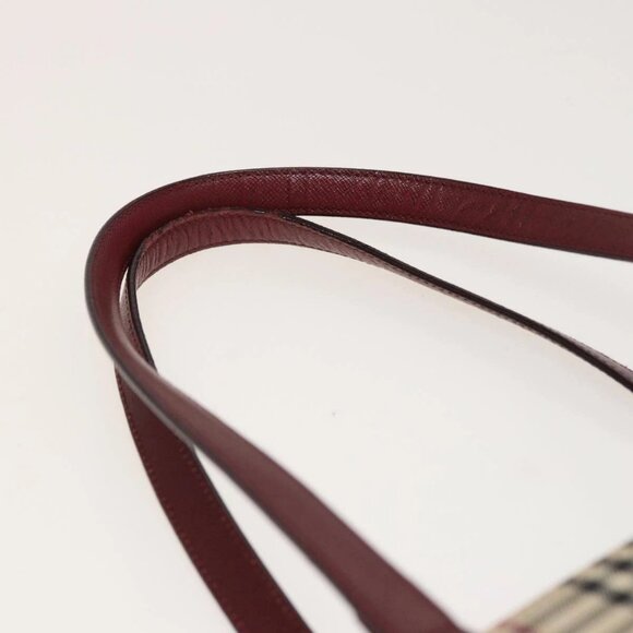 BURBERRY Nova Check Tote Bag Canvas Beige Auth - Picture 10 of 16